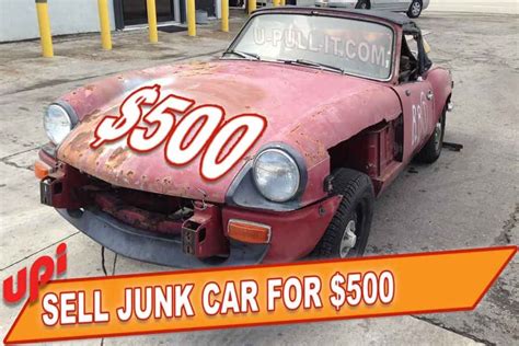If youre looking to make a quick sale and get 500 or more for your junk car, a junkyard is your best bet. . 500 cash for junk cars near me